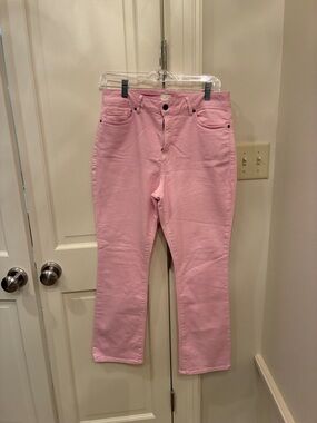 ANN MASHBURN flare crop jeans